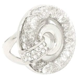 Ladies Swarovski Elements Laced Belgium Crystal, Statement Ring